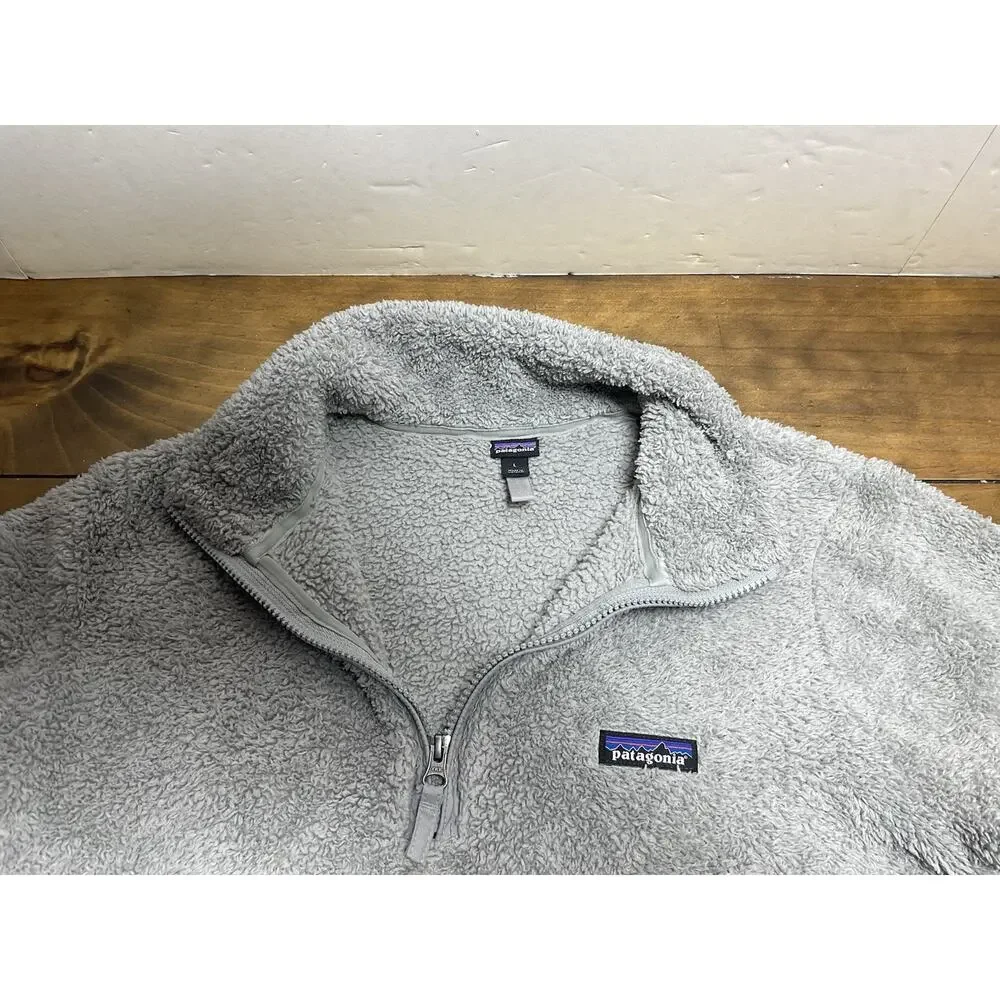 Patagonia Light Gray Women's Fleece 1/4 Zip Pullover
